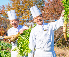 自家農園の野菜